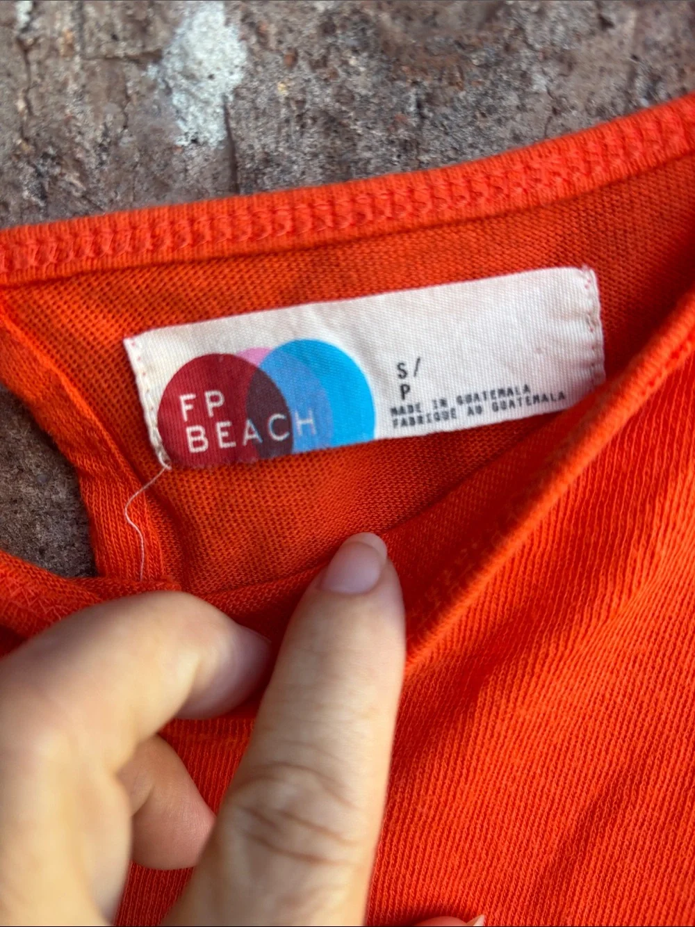 Free people beach Mona Orange romper